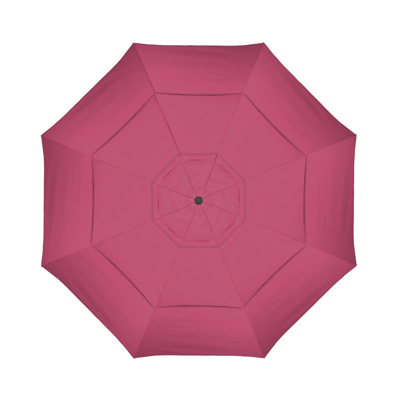Parasol de marché Broadmeade octogonal Sunbrella, Toile Sunbrella® rose vif