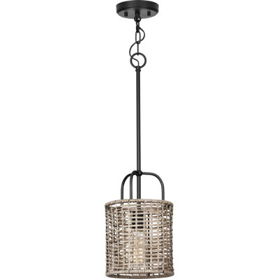 Luminaire suspendu cylindrique 1 lumière