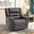 Intars 39.8" W Faux Leather Power Recliner-855845298