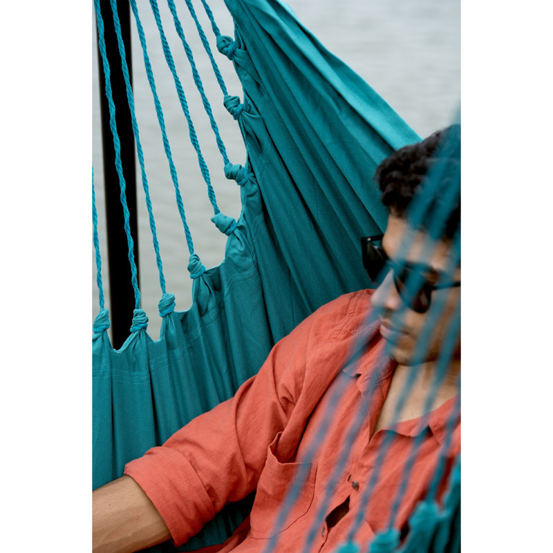Chaise hamac Dijonay, Bleu sarcelle tropical