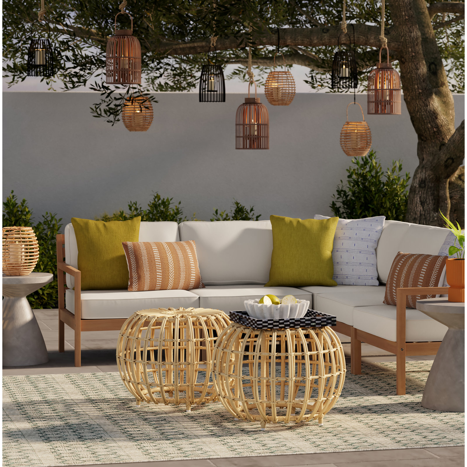 Felina Patio Footstool