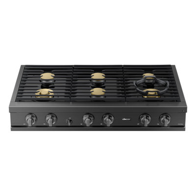 48" Gas Rangetop 6 Burners, NG/LP