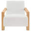 Fauteuil d'appoint rembourré Boucle