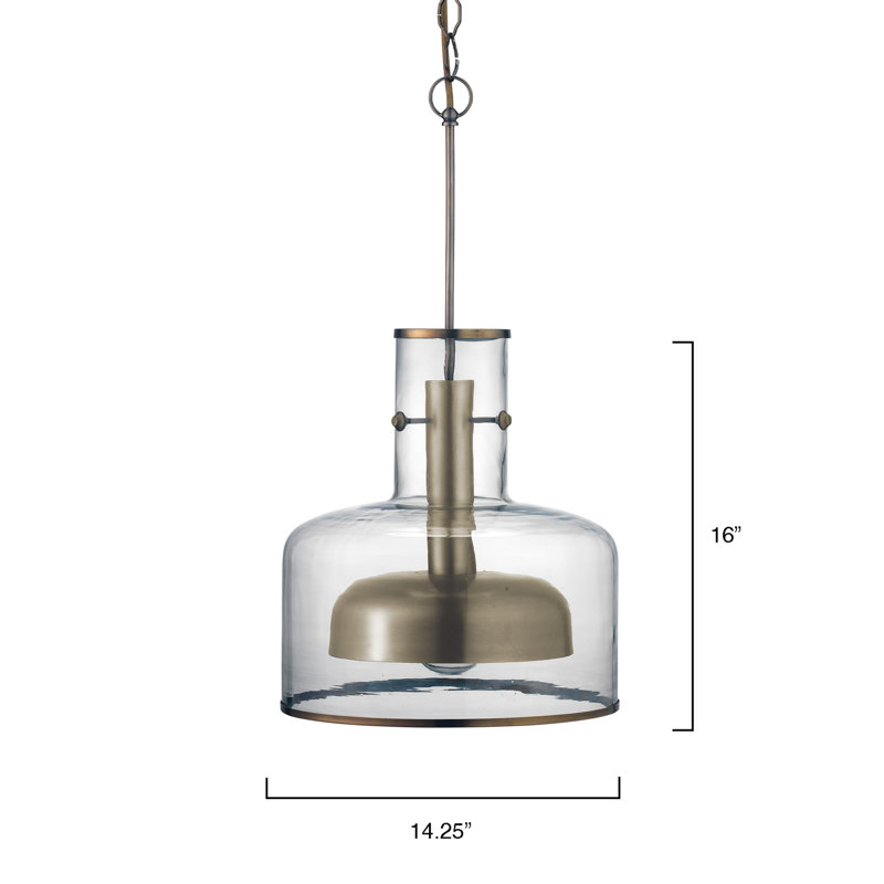 Clyde 1 - Light Pendant, Gun Metal