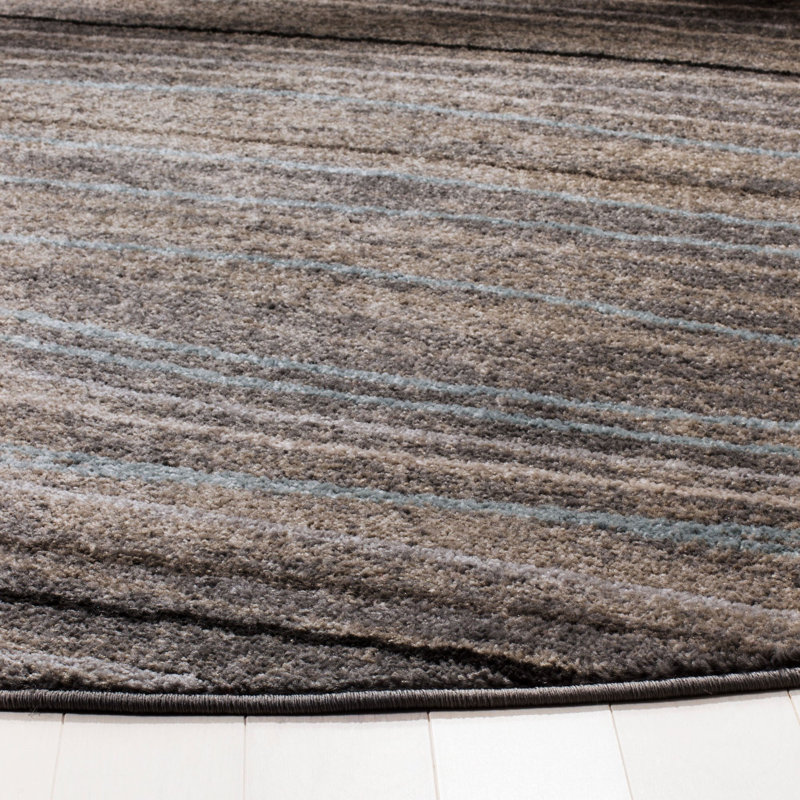 Tapis à motif abstrait Mcnealy, Carré 6 pi 7 po
