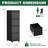 4 Drawer Metal Locking Vertical File Cabinet on Wheels – Heavy-Duty, Secure, and Mobile Storage for Home & Office