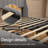 41.3'' Wings Headboard Bed Frame with 4 Under-bed Portable Storage Drawers and LED Light-289622902-289622897