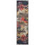 Tapis brun / bleu sarcelle Hertzler-1867972469