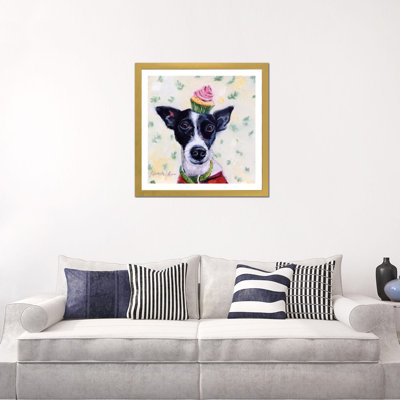 « Terrier confection » par Karen Weber, reproduction d’art