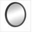 Miroir mural circulaire en bois de manguier D20x1,5 pouces-2099849249