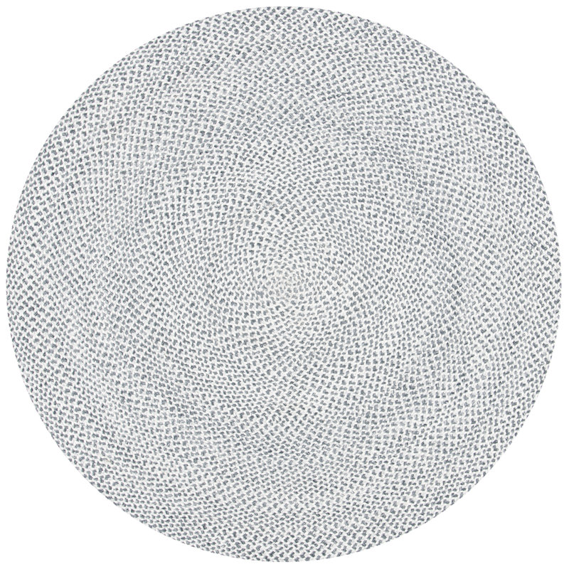 Waltrip Hand Woven Performance Abstract Rug, Round 8'