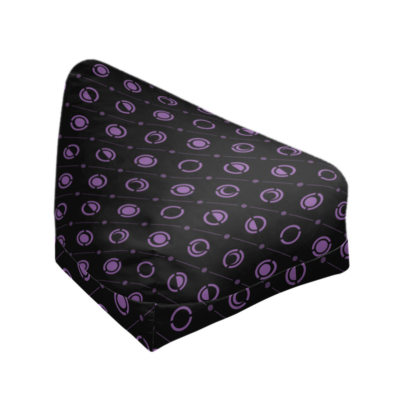 Housse de sac de pois, Violet clair, H 38 po x l 42 po x P 29 po, Bourre en polyester