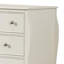 Commode 7 tiroirs blanc crème