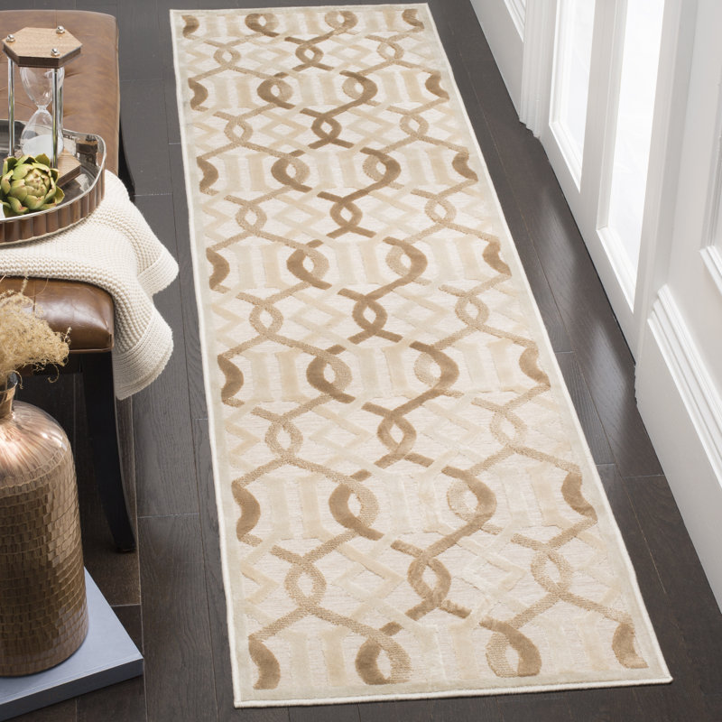 Van Wyck Paradise Viscose Geometric Rug, Runner 2'2" x 8'