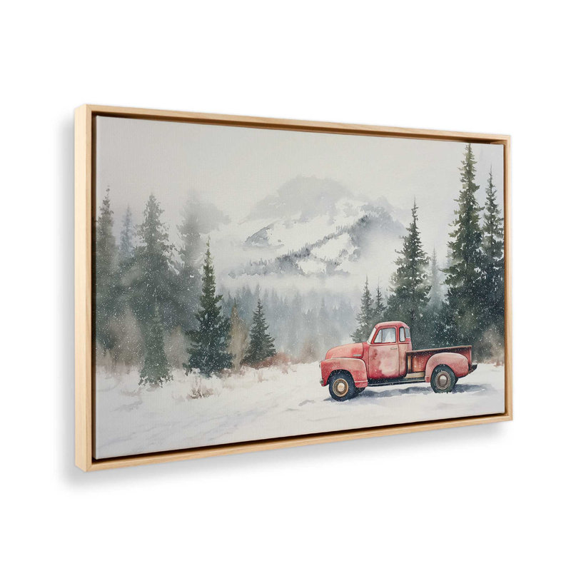 Impression sur toile Frosted Haul, H 20,75 po x l 30,75 po, Érable américain