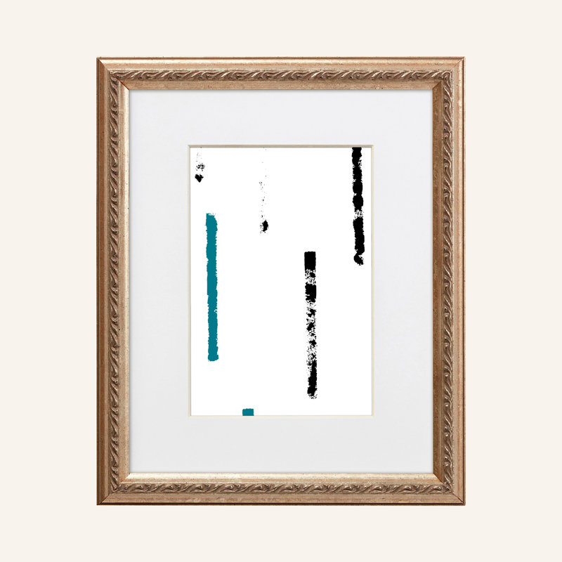 Cadre pour photo simple Atreo Lilith, 17 po x 22 po emmêlé à 13 po x 19 po, Argent orné