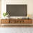 8.7” Floating Solid Wood TV Stand with Louvered Sliding Doors, Drawers & Ventilation Holes, Wall-Mounted Media Console for Living Room-418201876