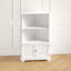 Aryana 127cm H x 81cm W Corner Bookcase-967495790