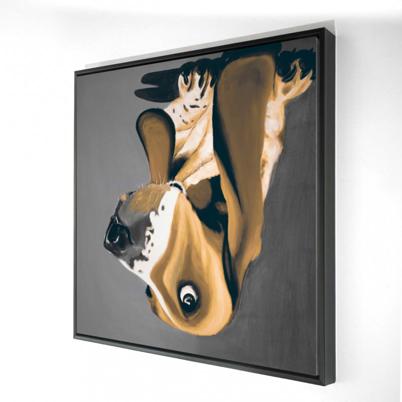 " Gold Basset Hound Dog "