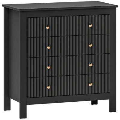 Sreyas 79cm W 5 - Drawer Chest of Drawers