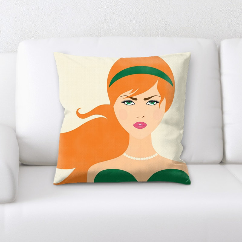 Coussin de fille fille