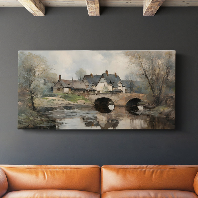Landscape Series-MXX- Gallery Wrapped Canvas -Ready to Hang, 16" H x 32" W