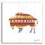  «Southwestern Vibes 2» par Farida Zaman, art mural en verre acrylique, 12 po x 12 po