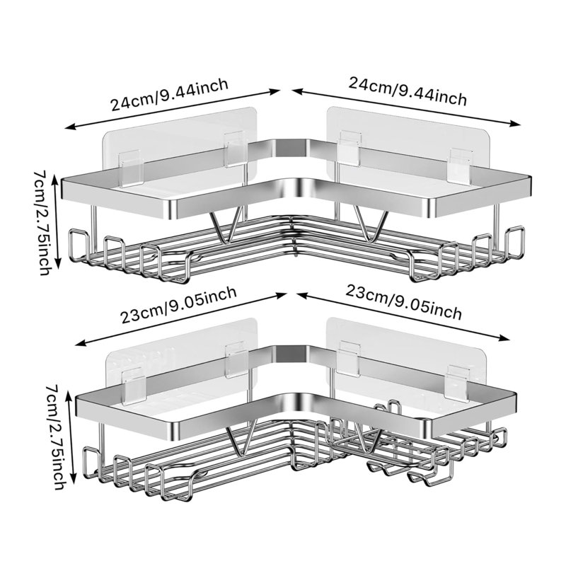 Metal Bathroom Shelves