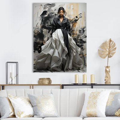 «Black Fashion» Fusion Couture création IV - art mural mode