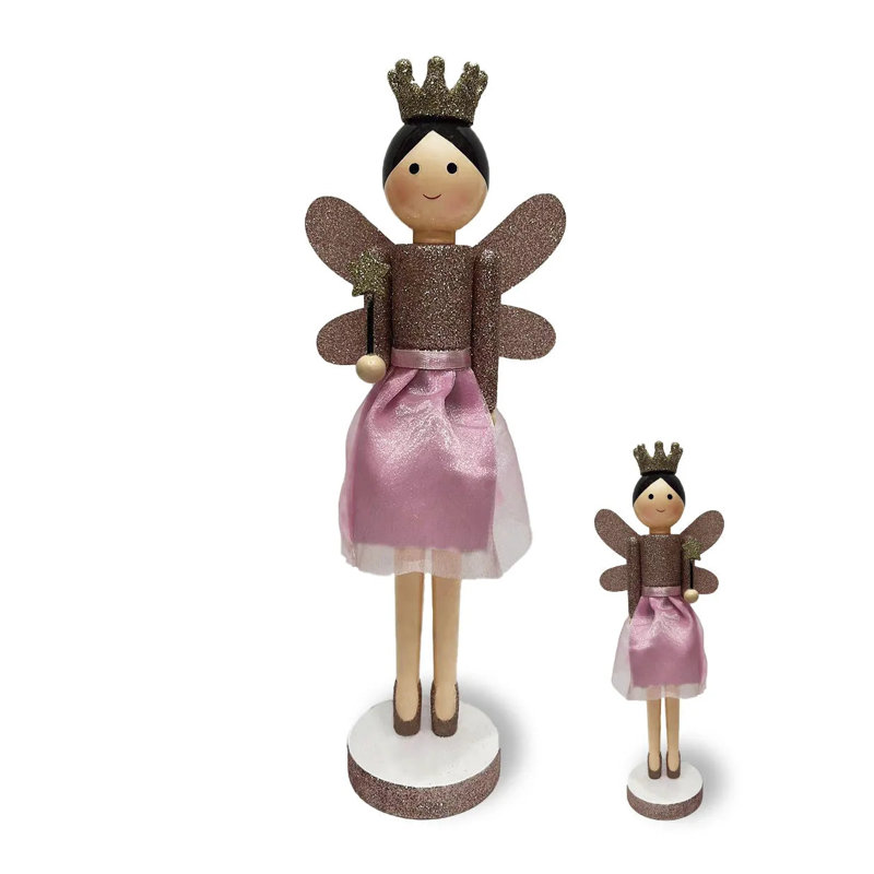 Casse-noisette en bois Sparkling Fairy Princess F07M6-2 - rose
