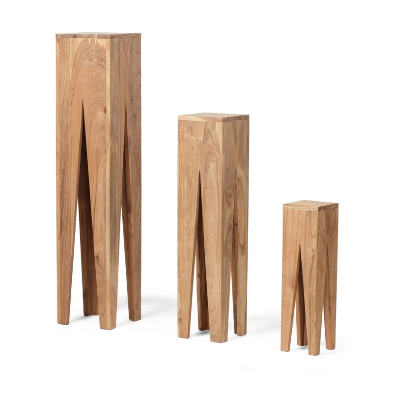 Tables gigognes en bois massif Candler