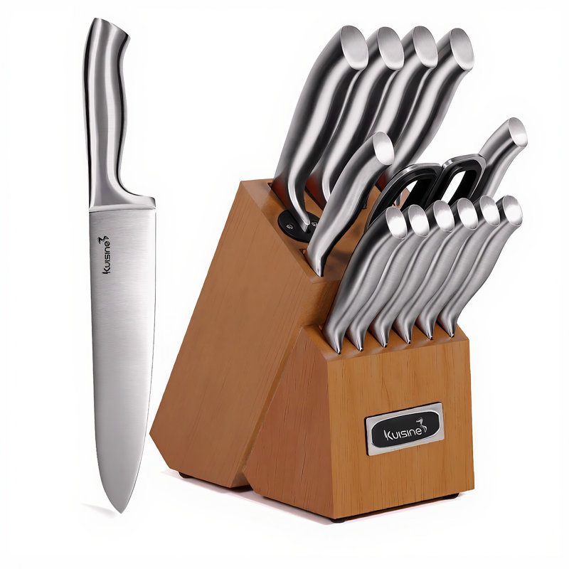 Ensemble de couteaux de chef de 15 pièces avec cuisinette Kcut