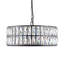   Lustre cylindrique en cristal 6 lumières à intensité réglable avec hauteur réglable et détails en cristal-1407435608