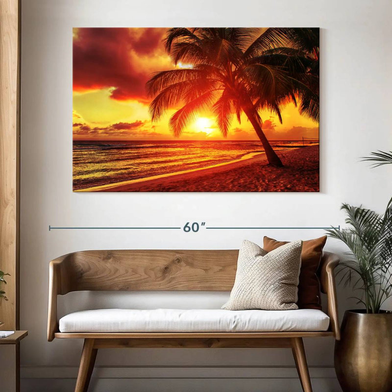 Gillard Barbados Island Beach, 34" H x 51" W