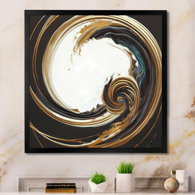 " Gold Glamour Circle 1 III "