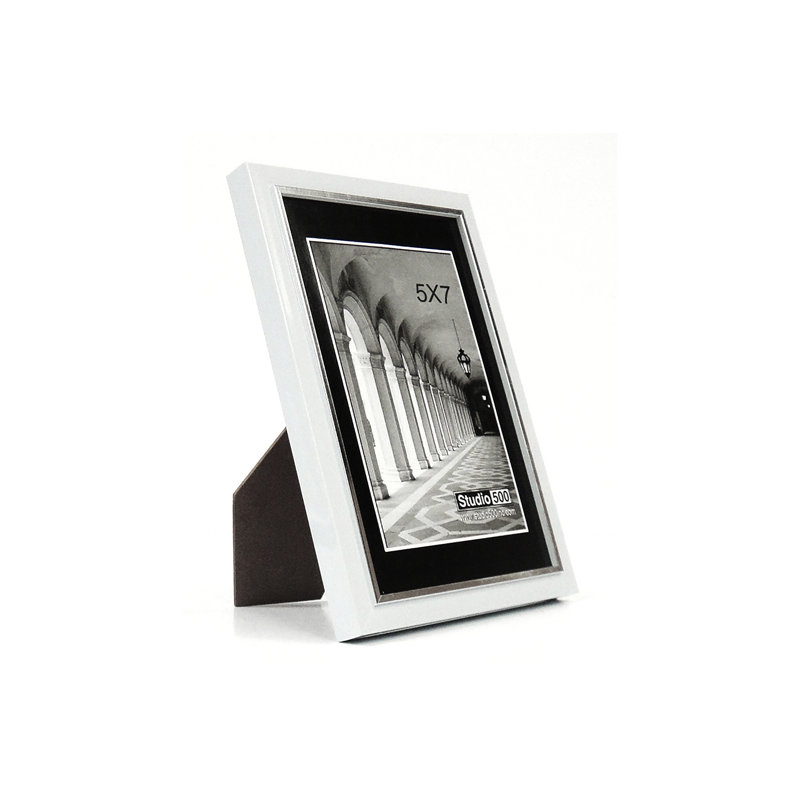 Totka Beveled Picture Frame, 8" x 10", White