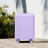 20 Inch ABS Hard Shell Travel Checked Luggage - Scratch Resistant Surface Four Multi-Directional Wheels,  With Combination Lock.(Blue+Purple)