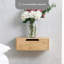 Strenta Davyen Solid Wood Floating Nightstand