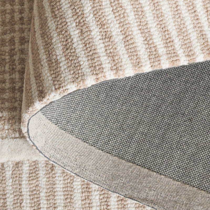 Pine 301 Hand Tufted Wool Pile Geometric Rug, Rectangle 6' x 9'
