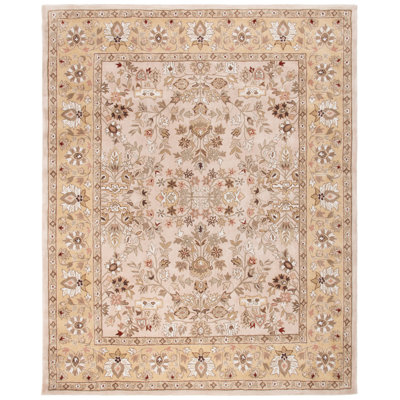 Tapis floral performance crocheté à la main Halleh