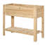 Aileene Wooden Raised Garden Bed Tall with Clapboard 100 x 40 x 84cm