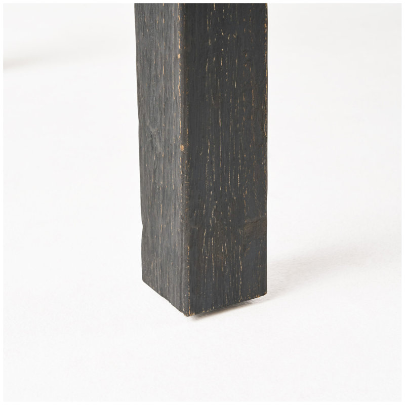 Table de salle à manger extensible en bois d'acacia, Dark Gray