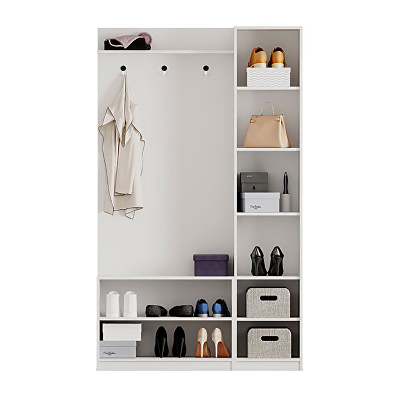 Hall Tree 120cm Wide with Shoe Storage