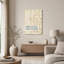 «I Opened The Fridge Quote», art mural sur toile géométrique beige-1647160034