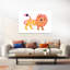 Joyeux lion, art mural contemporain-129147131