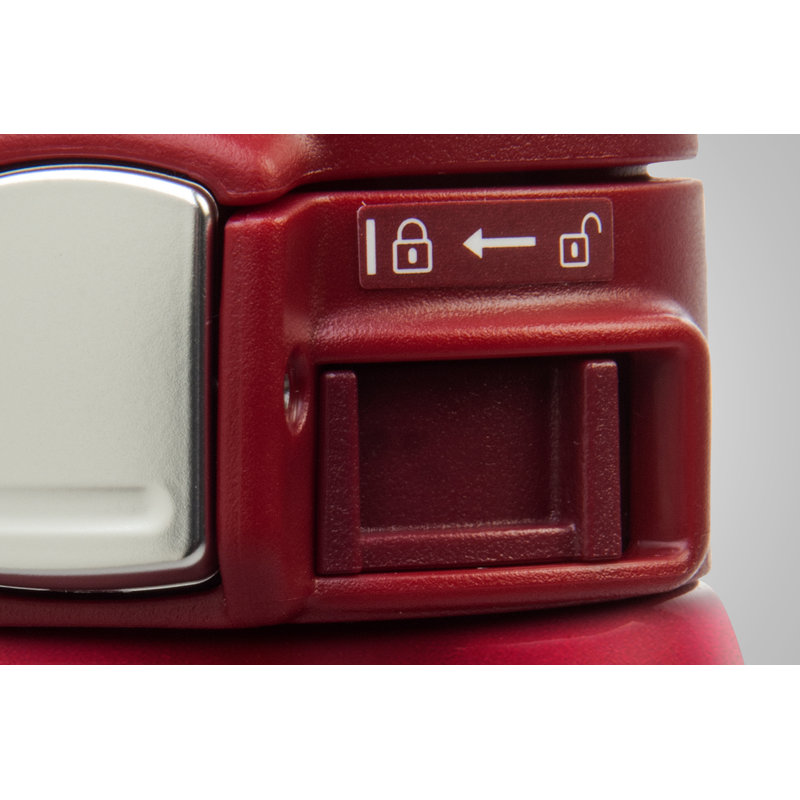 Tasse en acier inoxydable Zojiristro, Transparent, rouge