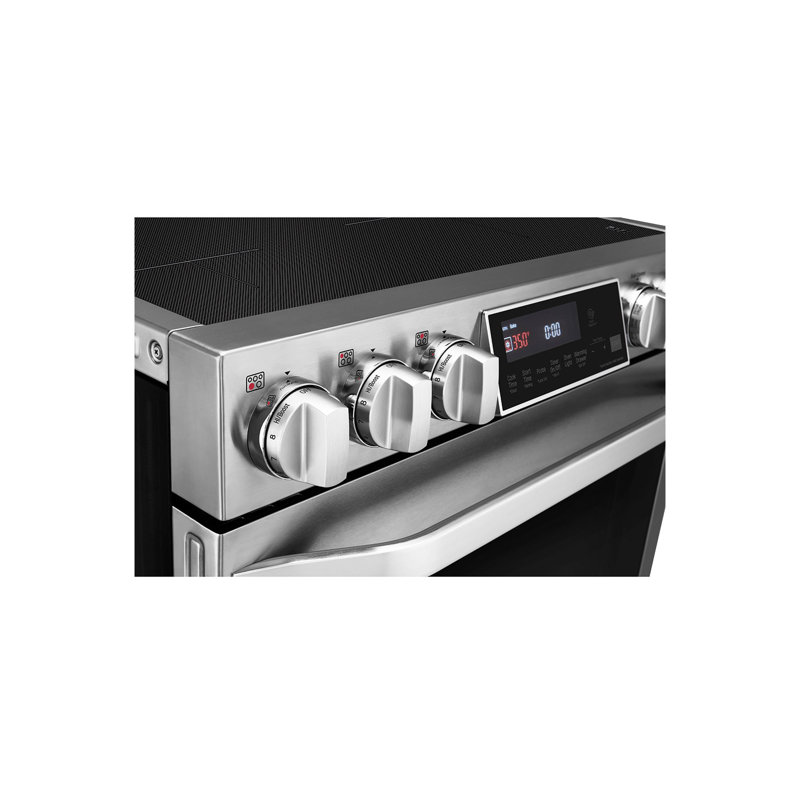 30" 6.3 cu. ft. Smart Slide-in Electric Range with Convection Oven