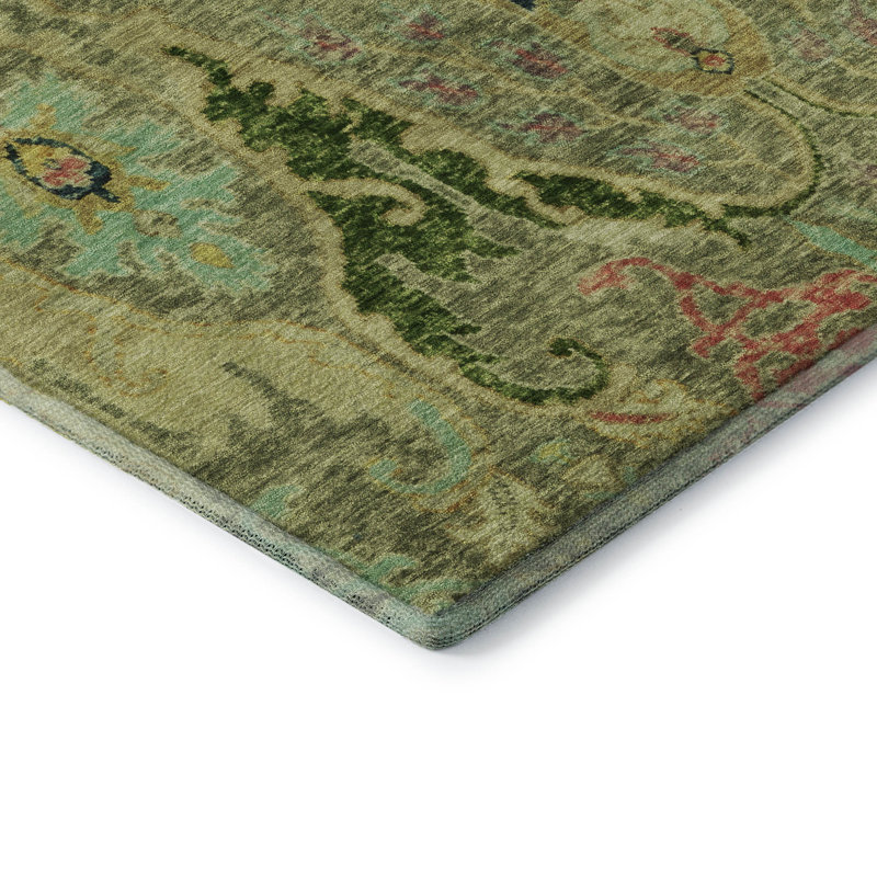 Premium Machine Washable Mayfield AMF1932 Modern Rug, Rectangle 5' x 7'6"