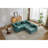 Compression Sofa,Convertible Floor Sofa Bed With Fixed-Shape Frame, Modular Sectional Sofa,No Assembly Required,Chenille Fabric,For Living Room Bedroom-683350966
