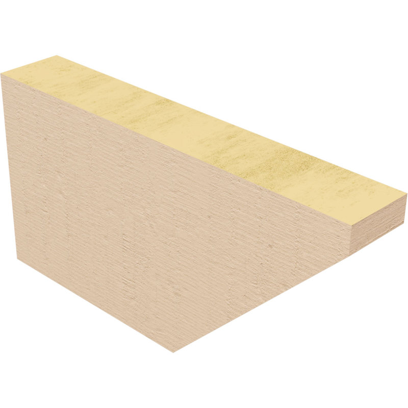 Queue de chevron Concord Woodgrain TimberThane, brun clair apprêté, H 6 po x l 12 po x P 2 po
